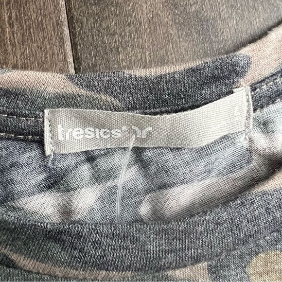 Tresics camo Long-Sleeved Shirt Top Camouflage L Tee - Picture 3 of 5